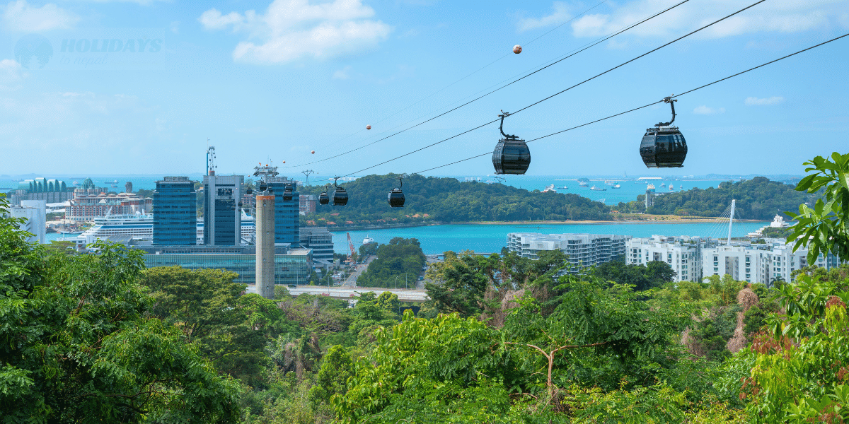 Sentosa Cable Car Image